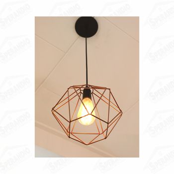 PENDENTE ARMADO DIAMANTE NY - COBRE 