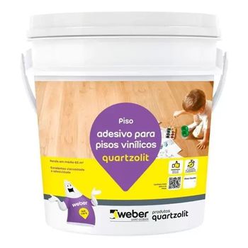 ADESIVO P/PISOS VINÍLICOS 4 KG QUARTZOLIT 