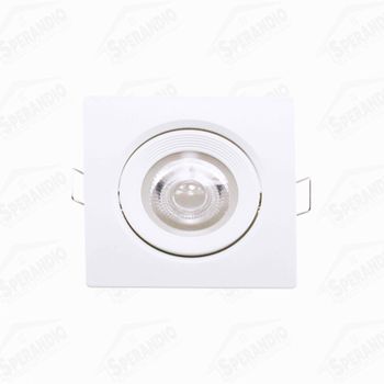 SPOT LED QUADRADO 7W 3000K 11,5 CM KIAN 