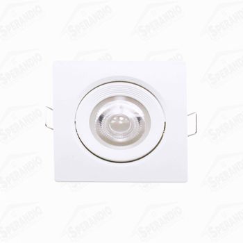 SPOT LED QUADRADO 7W 6000k 11,5 CM KIAN 