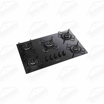 COOKTOP VIDRO ESS 5Q 05 BOCAS 127/220V PRETO ITATIAIA