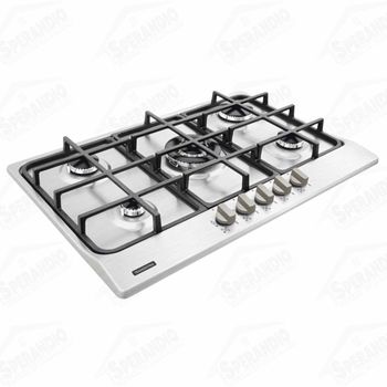 COOKTOP A GÁS NEW PENTA 5GX TRI HE SAFESTOP 75 - INOX