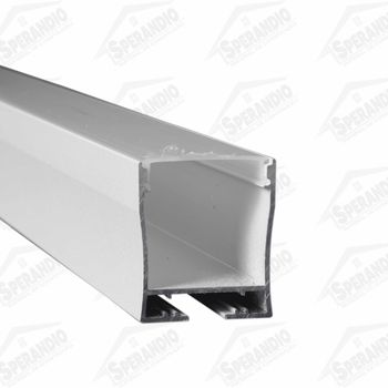 PERFIL DE ALUMINIO P/LED 27X23MM SOBREPOR BRANCO 2MT - KIAN 