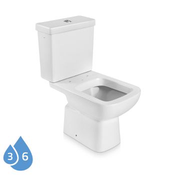 KIT COMPLETO DE VASO ACOPLADO MISTI BRANCO - ICASA