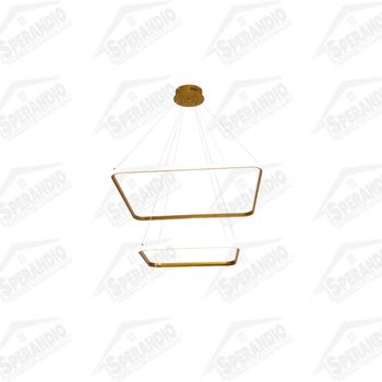 PENDENTE LED MERAK 48W 3000K DOURADO - ASTRALED