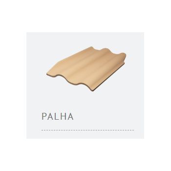 TELHA ESMALTADA 1 FACE TETTOLIT 10% PALHA (7,8 PC/M2) - TETTOGRES