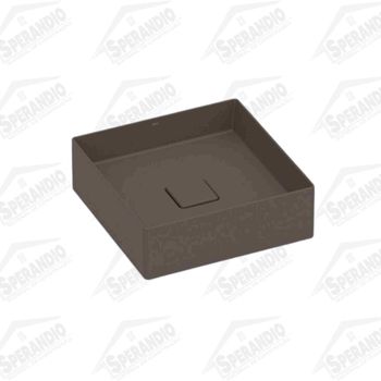 CUBA APOIO QUADRADA 350X350MM T4 CAFE - ROCA
