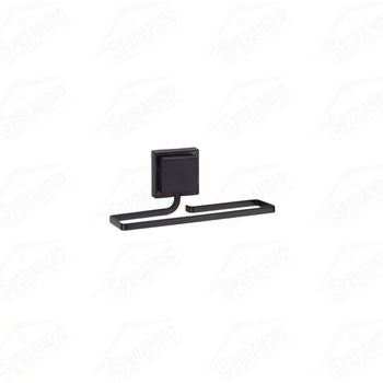 PORTA TOALHA ROSTO PIATINA BLACK 3M - ARTHI