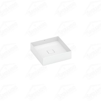 CUBA APOIO QUADRADA 400X400MM T5 BRANCO - ROCA