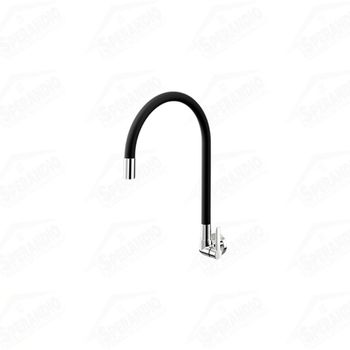 TORNEIRA COZINHA PAREDE GALIFLEX CHROME/BLACK - DOCOL