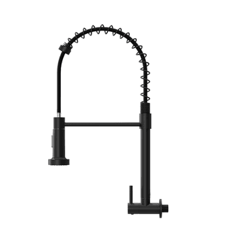 TORNEIRA COZINHA METAL GOURMET STANDARD BANCADA PRETO FOSCO
