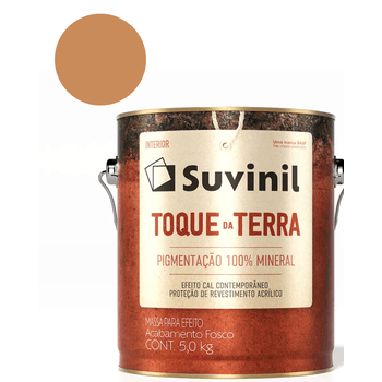 MASSA EFEITO FOSCO TOQUE DA TERRA CALCITA ALARANJADA 5KG
