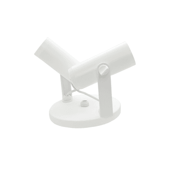 SPOT LISO INJETADO 2XE27 BRANCO
