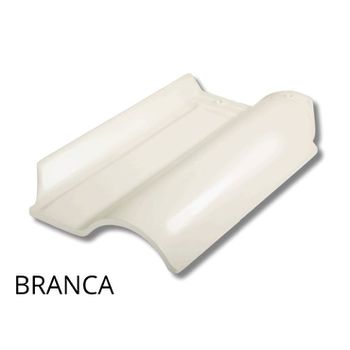 TELHA ESMALTADA 2 FACES AMERICANA BRANCA - 11,8 PC/M2 (36%QUEDA MIN.)