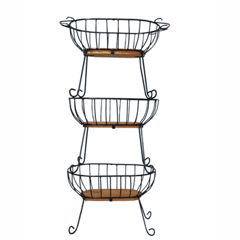 MOV.RUSTICO VAVA FRUTEIRA 03 ANDARES OVAL PEQUENA