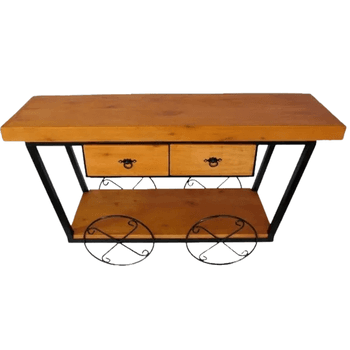 MOV.RUSTICO APARADOR SR THOMAS C/RODINHA