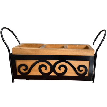 MOV.RUSTICO PORTA TALHER ROCOCO 0,32X0,11X0,22