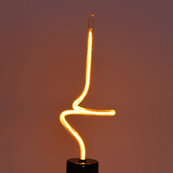 LAMPADA LED FILAMENTO LOOP GLASS 4W AMBAR E27