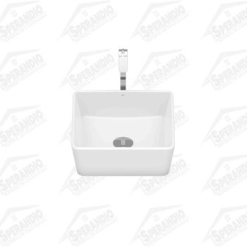 CUBA APOIO QUADRADA 350X350MM T4 BRANCO