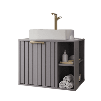 ARMARIO BANH.NORUEGA 80CM PLATINA