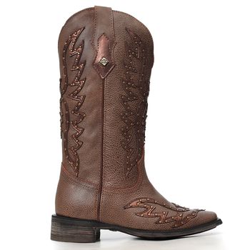 Bota Western Feminina Vimar Boots 13215 Chocolate - Store Country