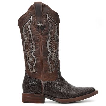 Bota Western Feminina Vimar Boots 13244 Arraia Café - Store Country