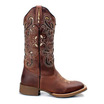 Bota Texana Feminina High Country 1447 Crazy Horse Café - Store Country