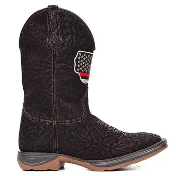 Workboot Flag Texas High Country 14525 Black Carbon - Store Country