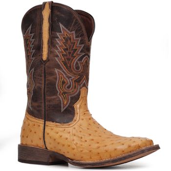 Western Boot Txs Welt Vimar Boots 81258 Avestruz Original Conhaque - Store Country