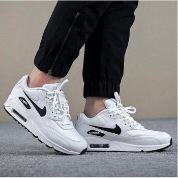 TENIS NK AIR MAX 90 BRANCO DETALHE PRETO - MAX90-1 - TCHUCO STORE - GRANDES MARCAS