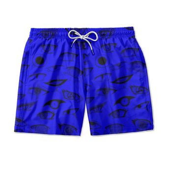 Short Praia Masculino Olhos Anime Azul Use Thuco -... - TCHUCO STORE - GRANDES MARCAS