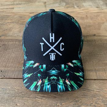 BONE THC FLORAL VERDE - BN007 - TCHUCO STORE - GRANDES MARCAS