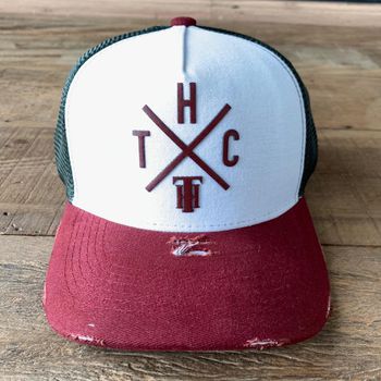 BONE THC BRANCO COM VERDE E VERMELHO - BN003 - TCHUCO STORE - GRANDES MARCAS