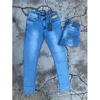 CALÇA JEANS CLARO DIESEL SUPER SLIN LAYCRA - calça... - TCHUCO STORE - GRANDES MARCAS