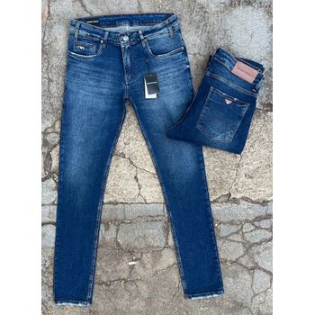 Calça Jeans Armani Premium Básica Bolso Símbolo Me... - TCHUCO STORE - GRANDES MARCAS