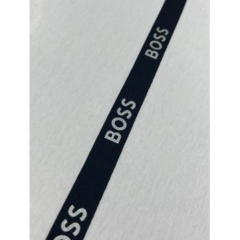Camiseta Hugo Boss Malha Tanguis Branca Com Escrit... - TCHUCO STORE - GRANDES MARCAS