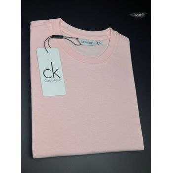 Camiseta Basica CK Malha Sofit Rosa - CamisetaCk-... - TCHUCO STORE - GRANDES MARCAS