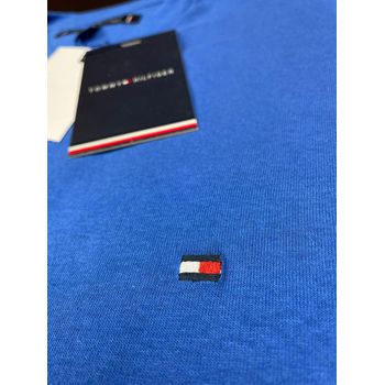 CAMISETA TOMMY HILFIGER AZUL ROYAL BASIC - TOMMY-... - TCHUCO STORE - GRANDES MARCAS