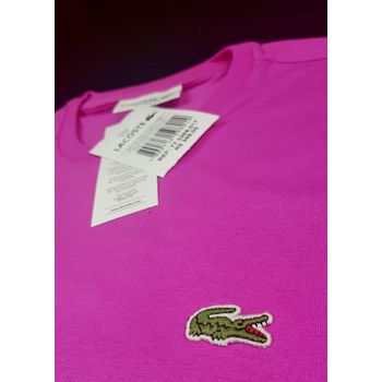 Camiseta Lac Malha Pima Peruana Básica Pink - lacb... - TCHUCO STORE - GRANDES MARCAS