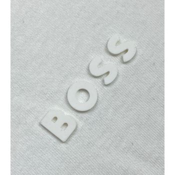 Camiseta Hugo Boss Malha Tanguis Pima Off-White Co... - TCHUCO STORE - GRANDES MARCAS