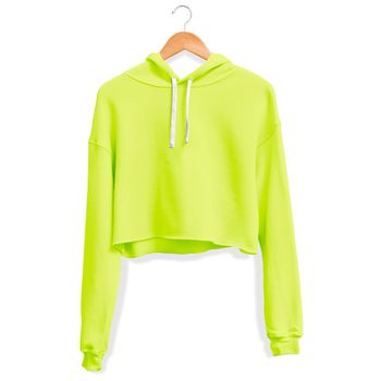 CROPPED CAPUZ VERDE NEON LISO - TH1326 - TCHUCO STORE - GRANDES MARCAS