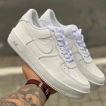 TENIS NK AIR FORCE 1 COURO BRANCO/BRANCO - AIR F... - TCHUCO STORE - GRANDES MARCAS