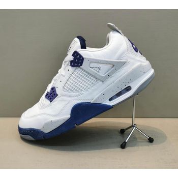 TÊNIS Nk AIR JORDAN 4 RETRO Branco com Azul - retr... - TCHUCO STORE - GRANDES MARCAS