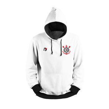 MOLETOM COM CAPUZ TIME CORINTHIANS 08 - MF107 - TCHUCO STORE - GRANDES MARCAS