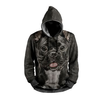 MOLETOM COM CAPUZ BULLDOG FRANCES - MF61 - TCHUCO STORE - GRANDES MARCAS