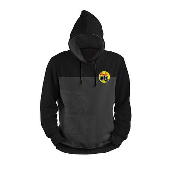 MOLETOM COM CAPUZ COBRA KAI PRETO - MF75 - TCHUCO STORE - GRANDES MARCAS