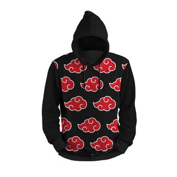 MOLETOM COM CAPUZ AKATSUKI MENOR - MF98 - TCHUCO STORE - GRANDES MARCAS