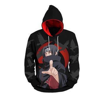 MOLETOM COM CAPUZ UPLOAD ITACHI UCHIHA - MF51 - TCHUCO STORE - GRANDES MARCAS