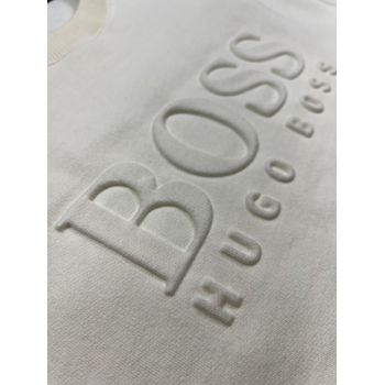 MOLETOM ALGODÃO 3 CABO PELUCIADO HUGO BOSS CREME D... - TCHUCO STORE - GRANDES MARCAS