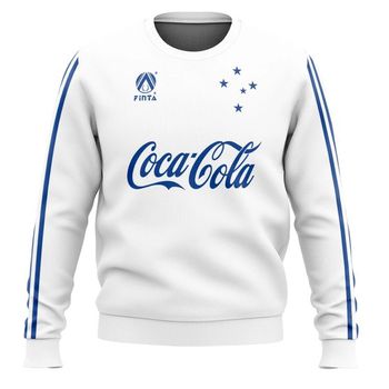 Moletom Time de Futebol Mineiro Cruzeiro BRANCO - ... - TCHUCO STORE - GRANDES MARCAS